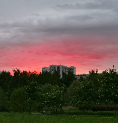 Закат. 